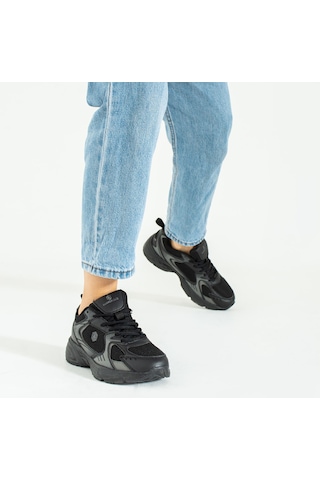 Hammer Jack Kadın Spor Ayakkabı Yürüyüş Koşu Song Siyah 001