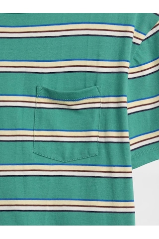 Gap V-spr Pocket Crew Tee Yeşil