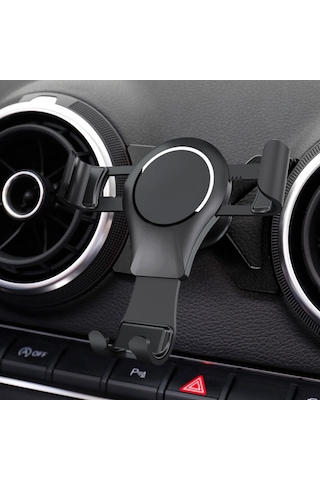 Xindoker Audi A3 S3 2014-2019 İçin Alüminyum Araç Telefon Tutucu, Kütleçekimi Otomatik Klem, 4.0-6.0 İnç Telefon Uyumlu, Kaşıntı Engellici, Hava Delikli Montaj Diğer