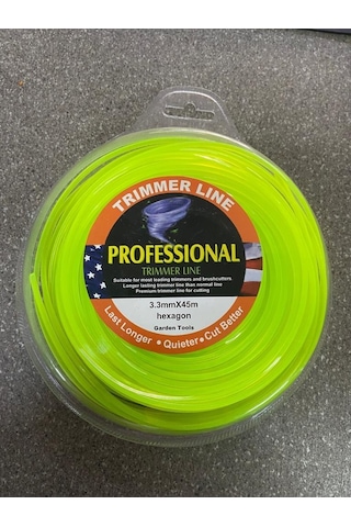 Tırpan Misinası 3.3 Mm 6 Köşe 45 Mt