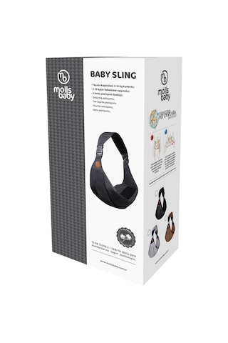 Molls Baby Pratik Kanguru Sling - Siyah