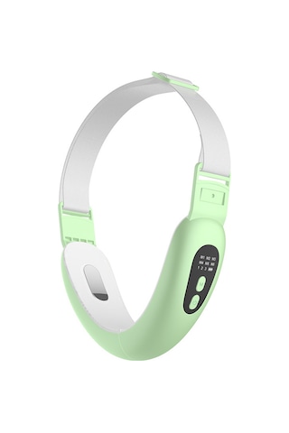 Hangfox Yeşil Yüz Gerdirme Aleti - 6 Mod Tens Mikro Akım Teknolojisi İle V Şekli Geliştirici, Titreşimli Yüz Slimmer Cihazı Çok Renkli