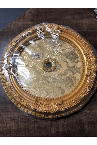 Decogold 60x60 Cm Oval Altın Saray Tavan Göbek
