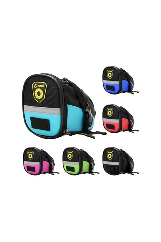 Jeemson Dayanıklı Bisiklet Sele Çantası - Aletleriniz İçin Güvenli Depolama Siyah