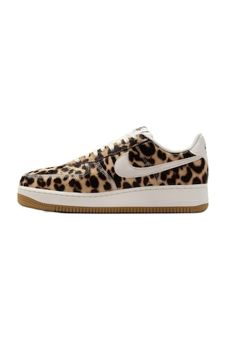 Nike Air Force 1 '07 Leopar Af1 Womens Sneaker Kadın Günlük Spor Ayakkabı Krem