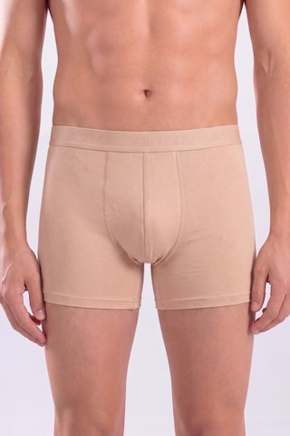 Arma Yıldız 6'lı Paket Erkek Pamuklu Likralı Esnek Kumaş Renkli Boxer 2siy 2bey 2ten
