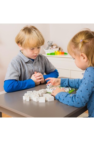 Hubelino Mind Game Gökkuşağı Domino Taşları Kutu Oyunu 71 Parça