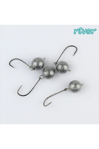 River Mafsallı Hareketli 3 Gr 4lü Jig Head - Standart