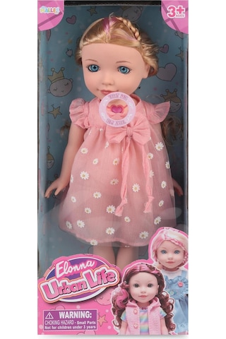 Elonna İngilizce Konuşan Ve Şarkı Söyleyen Oyuncak Bebek 30 Cm Y