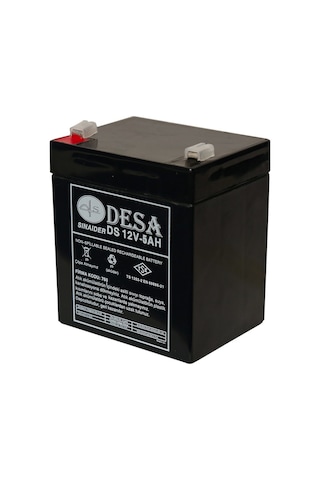 Tse Belgeli Desa 12v 5ah - 12v 5a Kuru Bakımsız Akü