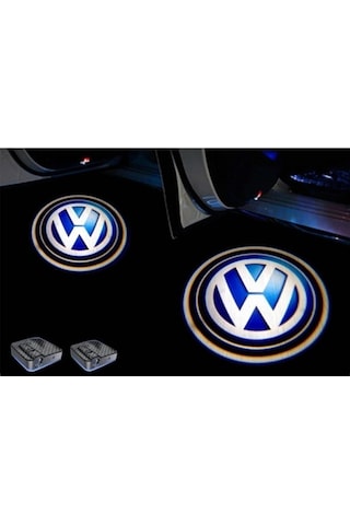 Volkswagen Logolu Kapı Altı Led Logo Karanlık Sensörlü Yeni Nesil