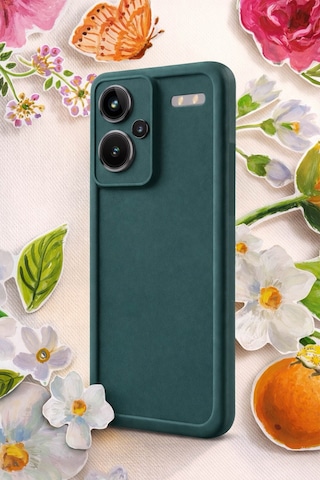Mi Redmi Note 13 Pro Plus Uyumlu Kamera Çıkıntılı Mat Silikon Telefon Kılıfı Resimdeki