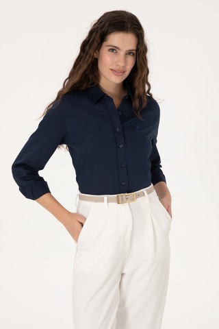 U.s. Polo Assn. Kadın Lacivert Gömlek Basic 50298091-vr033 Lacivert