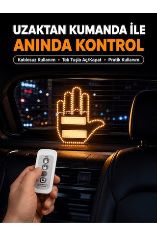 Naylon Bantlı Kolay Montajlı Araç Jest Işığı Çok Renkli 93256789