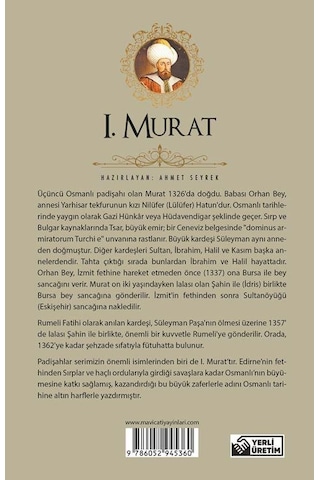 1.Murat Padişahlar Serisi Maviçatı Yayınları