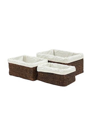 Dikdörtgen Düzenleyici Byk 42 X 29 X 21 Cm Kahverengi