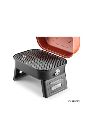 Guruss Go & Grill Barbekü Mangal Oksit Kırmızı Model:grs35