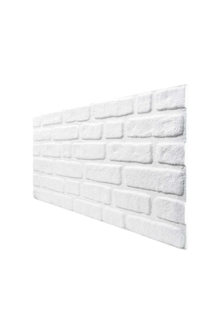 5 Adet X Tuğla Desenli 3D Strafor Köpük Duvar Kaplama Paneli (446785546)