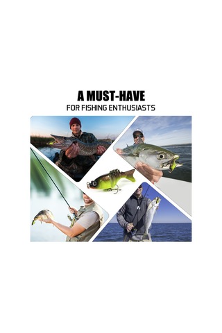 Yuntech01 Cc24-01 6cm 4.7g Abs Materyalü Renk Seçenekli Mini Çok Bölümlü Yüzgeç Balık Yem