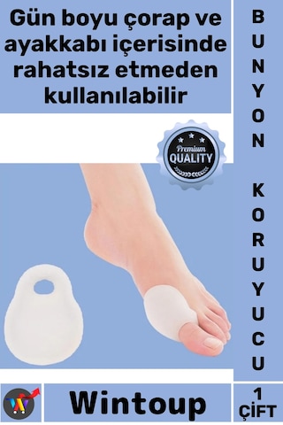 Bunyon Hallux Valgus Ortopedik Gece Ateli Destekleyici Ayak Baş Parmak Silikon Bunyon Koruyucu