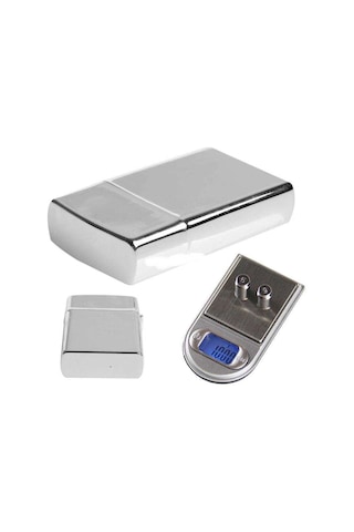 Diamond Zippo Çakmak Şeklinde Kutulu Mini Cep Hassas Dijital Terazi 200gr-0.01 Renkli