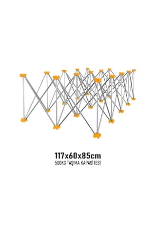 Sgs Katlanır Çalışma Tezgahı Alüminyum 117 60 85 Cm Sgs921