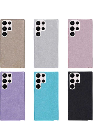 Galaxy S22 Ultra Uyumlu Blt Shining Silikon-mor