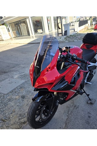 Motocam Qj Srk 25 R Ön Cam 2023-2026 Model 42cm Füme Renkli 4mm