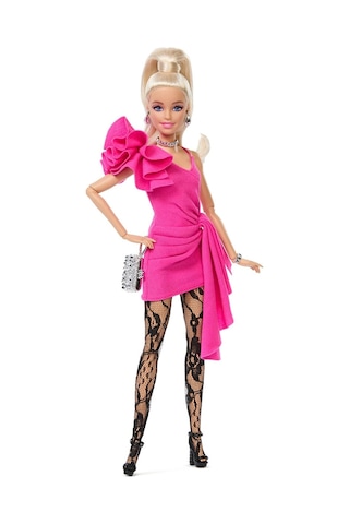 Jjn73 Barbie Deluxe Style - Pembe Parlak Elbise