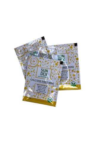 Sundex Calcium Three Mag 2 x 30 Saşe