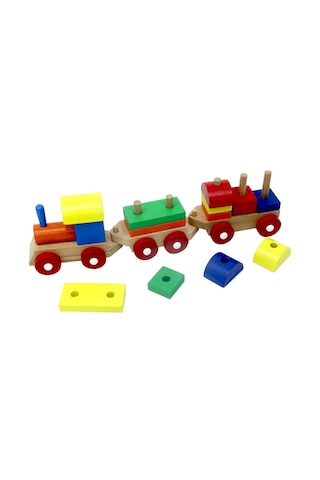 Eğitici Ahşap Bultak Tren