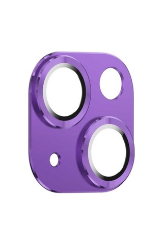 Apple Uyumlu iPhone 13 Mini Zore Cl-03 Kamera Lens Koruyucu Mor