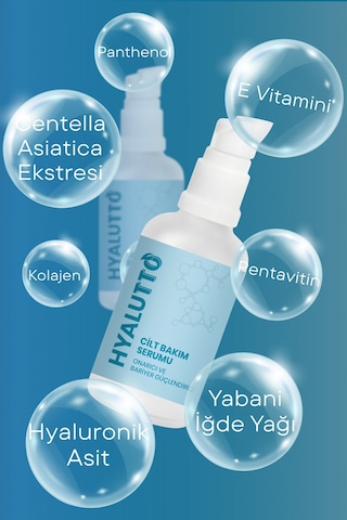 Hyalutto Onarıcı Ve Bariyer Güçlendirici Cilt Bakım Serumu 30 Ml