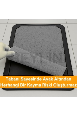 Beylini Dezenfektan Hijyen Paspası Dış Kapı Ev Ofis Apartman Giriş Halısı Kıvırcık Paspas Kaydırmaz Havuzlu Diğer
