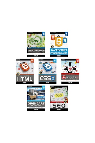 Yeni Nesil Web Tasarım Seti 7 Kitap Takım - Komisyon - Kodlab