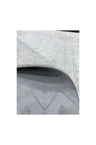 4 Metrekare - 6 Metrekare Bambu Tarz Modern Salon Oturma Odası Mutfak Halısı Antialerjik Krem 6165krem