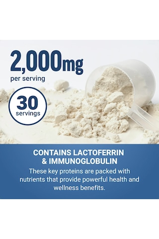 Force Factor Awesome Bovine Gut İmmune Colostrum Powder Pasture Raised Grass Fed 30 Servings
