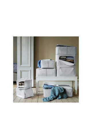 Ikea Hemmafıxare Saklama Hurcu 34 X 51 X 28 Cm Beyaz - Gri