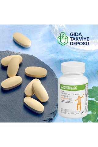 Herbalife2 Vitamin Ve Mineral Kompleks Erkekler İçin 60 Tablet