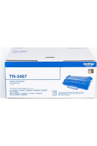 Brother Tn-3467 Siyah Toner (12000 Sayfa)
