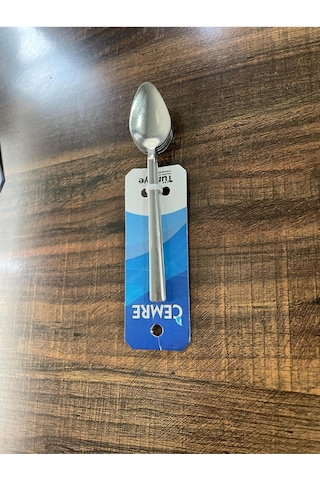 Enashop Paslanmaz Çelik Çay Kaşığı Seti 6 Adet Klasik Düz Model Inox