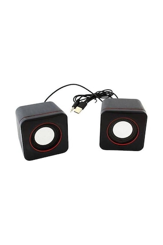 Multimedya 1+1 Mini Pc Hoparlör 2.0 Usb Speaker 2.5w