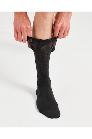 Bolero E58 Tabanı Havlu Dikişsiz Diyabetik Soket Çorap Siyah