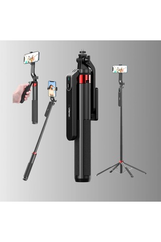 Uzatılabilir Tripodlu Selfie Çubuğu Ayarlanabilir Telefon Tutucu Ve Uzaktan Kumanda