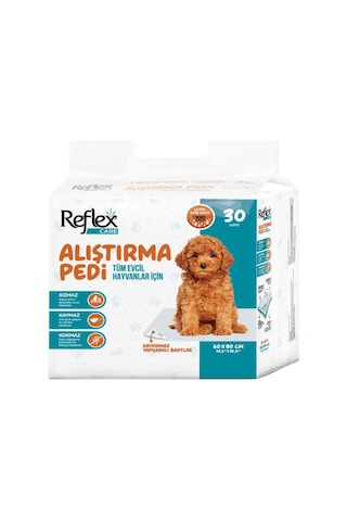Reflex Köpek Çiş Pedi Yapışkan Bantlı Sızmaz Kaymaz Kokmaz 30'lu 60 x 90 CM