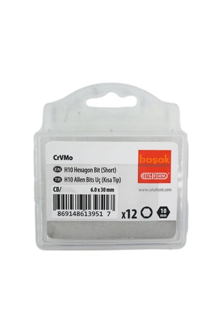 Ceta Form H10 8 X 30mm Allen Bits Uç Cb/2008g