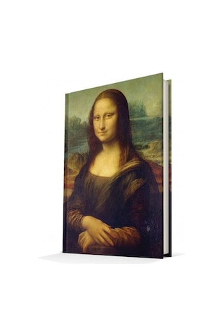 Deffter Art Of World Da Vinci Mona Lisa 96 Sayfa Çizgili Sert Kapak Defter