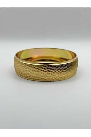 Arnes Jewelry Çelik Altın Kaplama Bilezik Ar293nes Gold