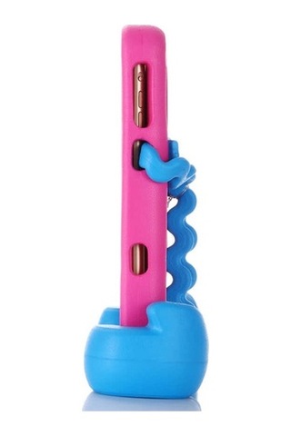 Apple Uyumlu iPad Mini 4 Zore Eva Boxer Tablet Silikon-Pembe Koyu