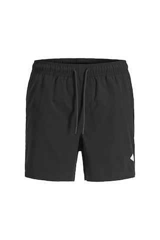 Jack & Jones Jpstmauı Tropıc Solıd Siyah Erkek Deniz Şortu 12291385